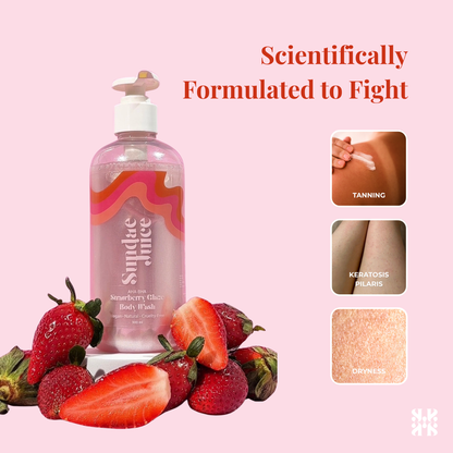 Strawberry Glaze AHA BHA Body Wash | 300ml